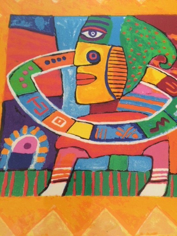 Clemens Briels, Zeer exclusieve kleuren zeefdruk 1999 Ingelijst kopen? Bied vanaf 85!