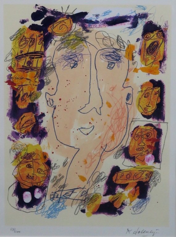 Kees Salentijn: Zeefdruk, El Espectador - Ingelijst kopen? Bied vanaf 35!