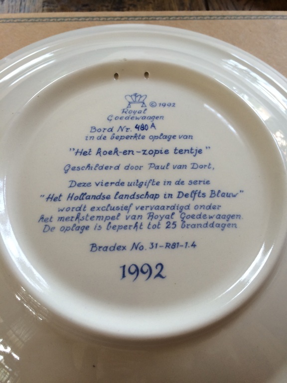 Wandbord 'Het koek-en-zopie tentje' door paul van dort kopen? Bied vanaf 10!