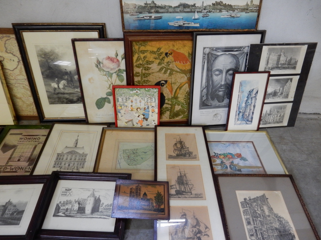 Louis Landre (1875-1952) - litho Amsterdam + 22 ander grafiek kopen? Bied vanaf 1!