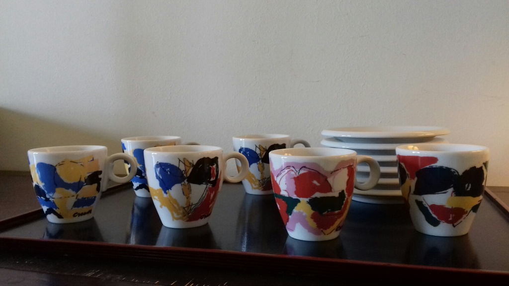  6 Espresso/Mokka kop en schotels - JAN CREMER. kopen? Bied vanaf 24!