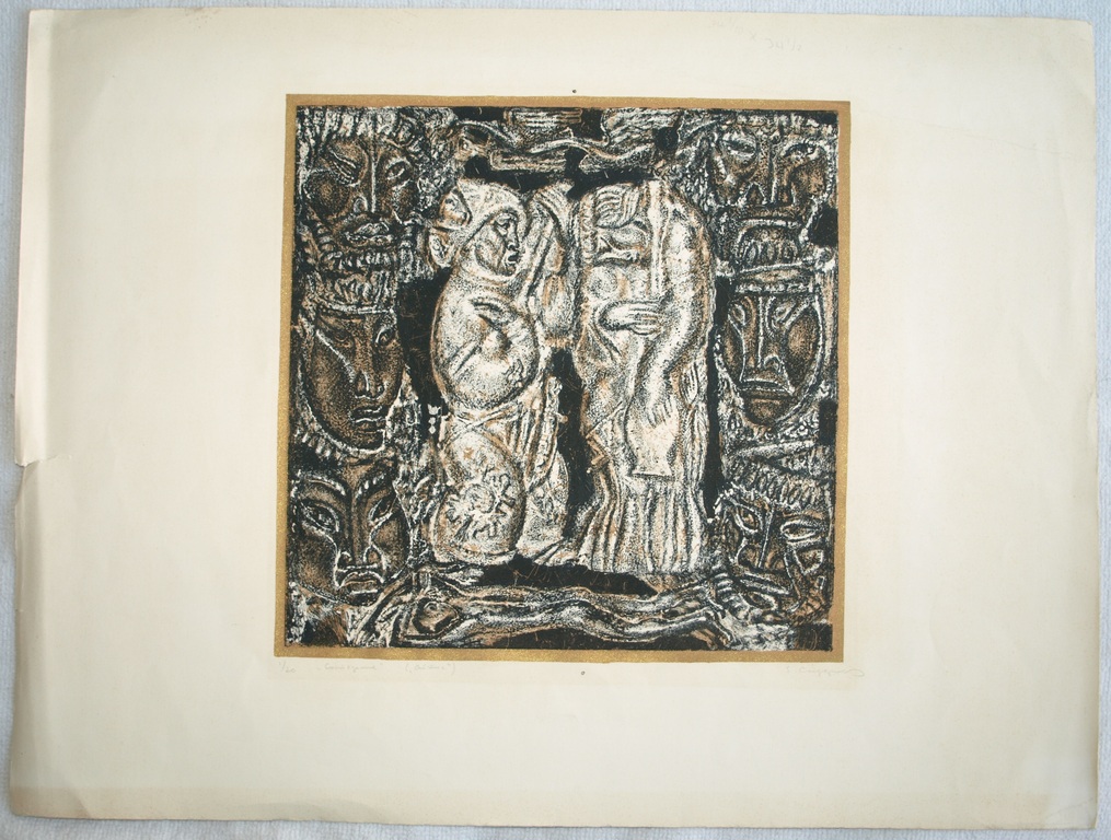 Evgenii Sidorkin – Lithografie – Gesigneerd – ca 1965 – Oplage 20 ex.  kopen? Bied vanaf 1!