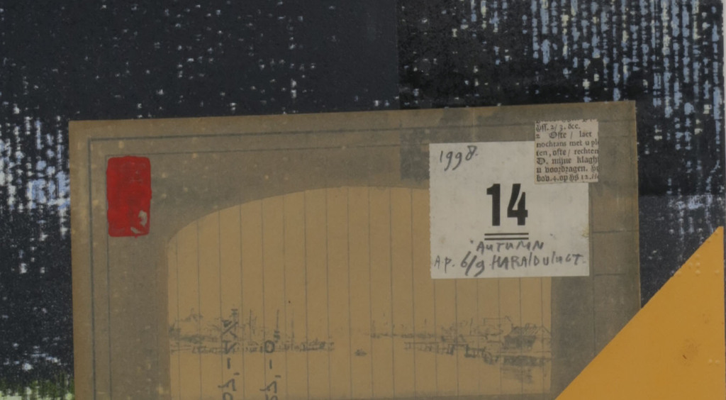 Harald Vlugt: Zeefdruk en Collage, Autumn - Ingelijst kopen? Bied vanaf 40!