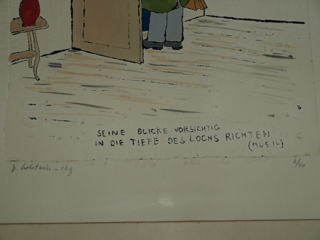 PIETER HOLSTEIN - Ets : Seine Blicke vorsichig...– Gesigneerd - ingelijst -1975  kopen? Bied vanaf 75!