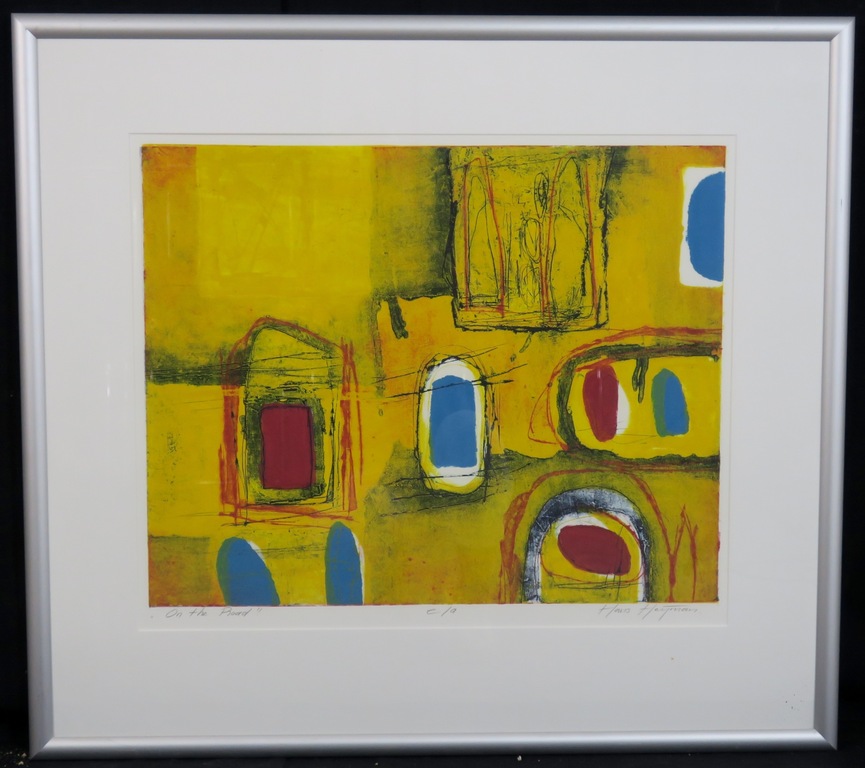 Hans Heijman: Kleurets, On the road - Ingelijst kopen? Bied vanaf 20!