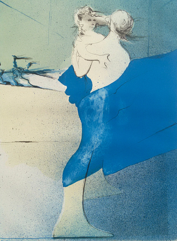 Ronald Tolman - Moeder en kind, litho verkocht voor € 100!