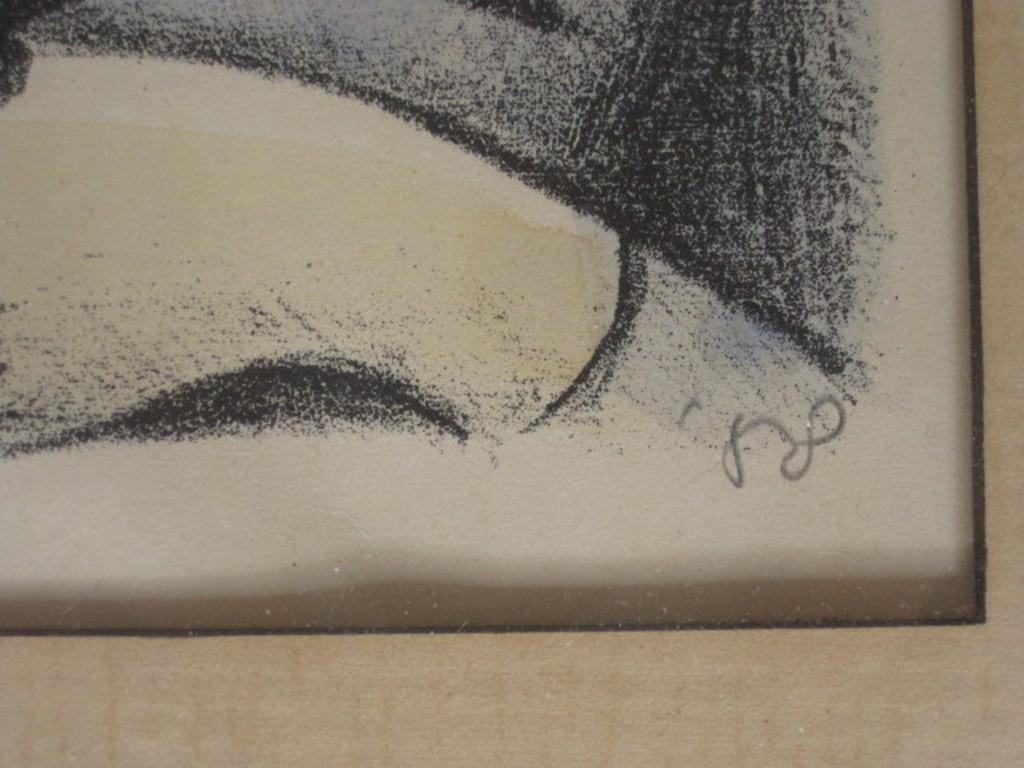 Ingetogen 1958 gesigneerde "Maria en kind" litho in de stijl van Charles Eyck kopen? Bied vanaf 1!