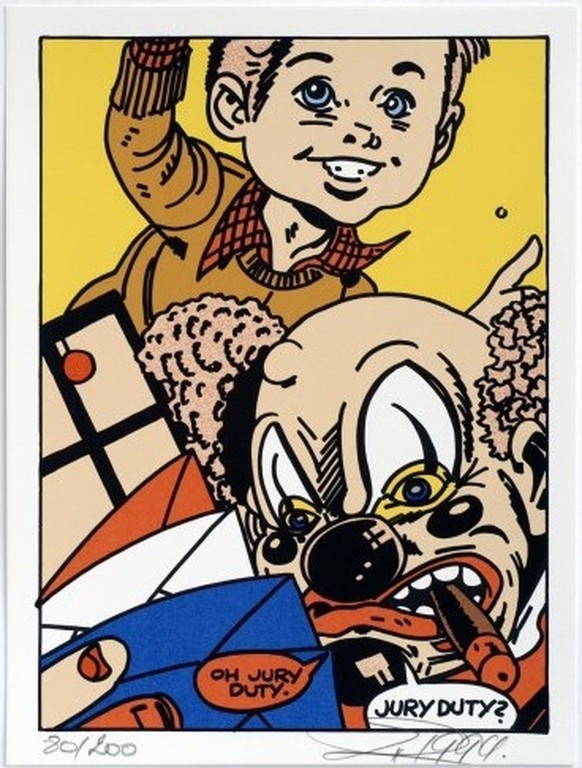 Erro: Zeefdruk, A travers...16 verkocht voor € 40!