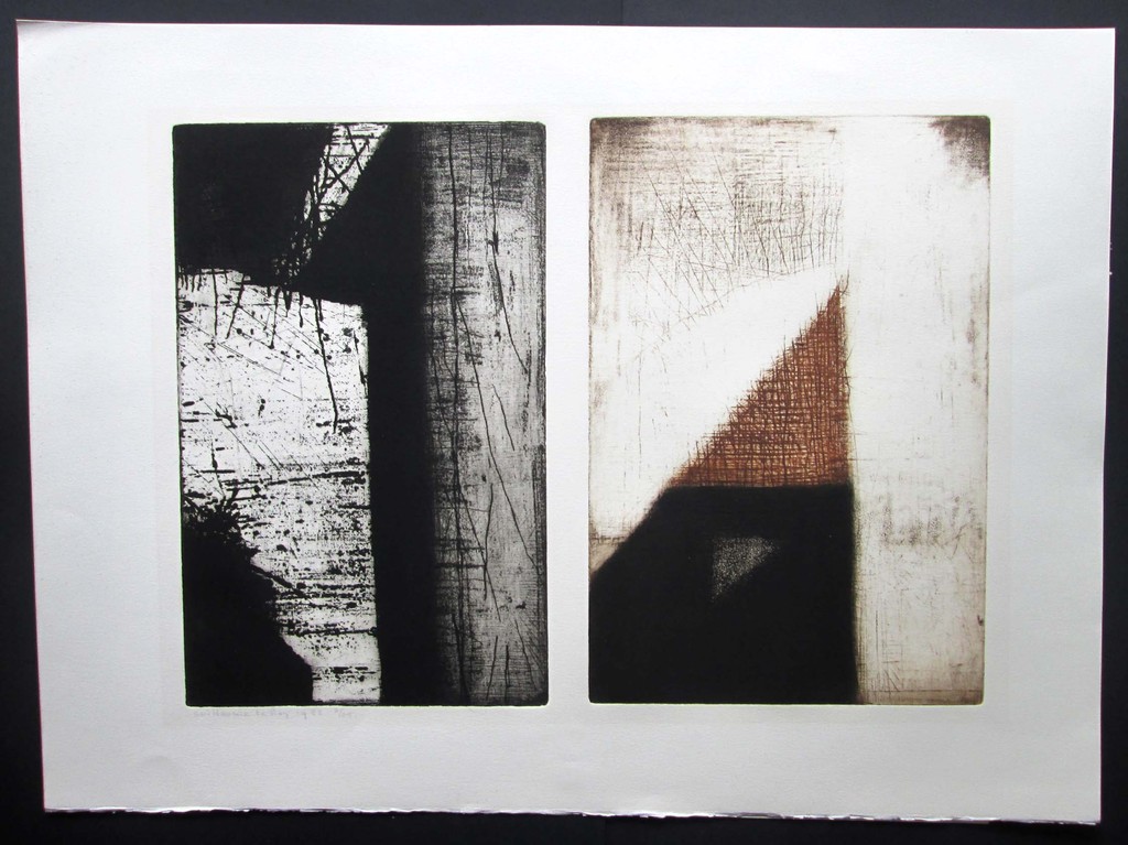 Guillaume Le Roy - ets - 1982 - met potlood gesigneerd verkocht voor € 78!