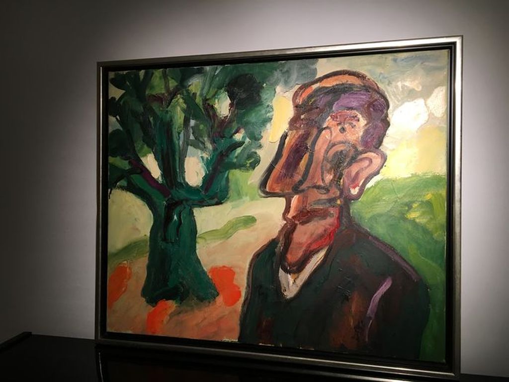 Anton Martineau, Olieverf op linnen, Levensboom kopen? Bied vanaf 650!