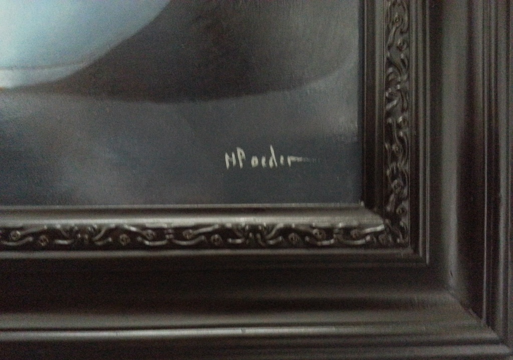 Eierschaaltje olieverf op paneel Henk Poeder kopen? Bied vanaf 75!