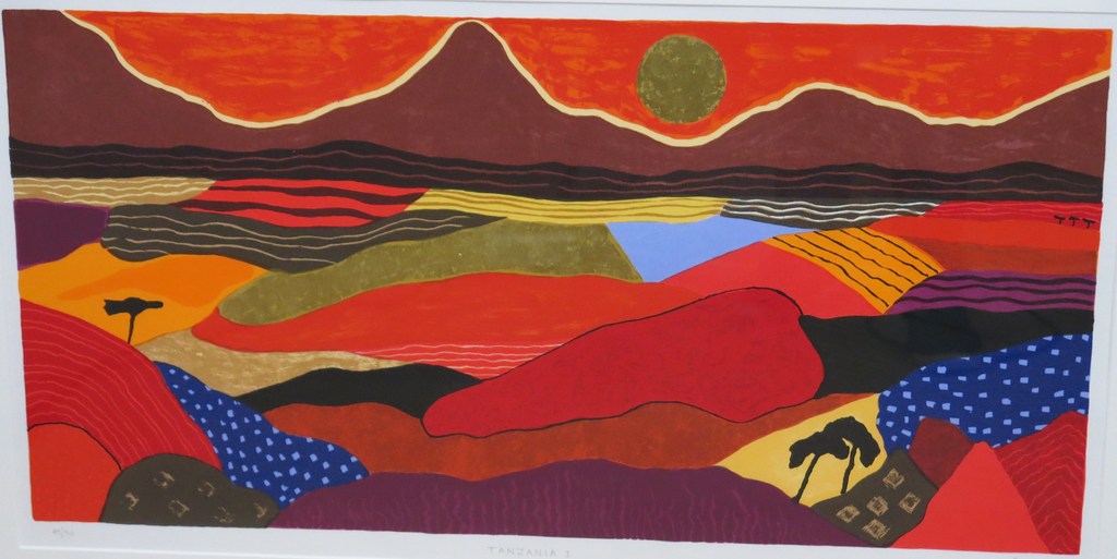 Ronald Boonacker: Zeefdruk, Tanzania I - Ingelijst (bijzonder formaat) kopen? Bied vanaf 100!