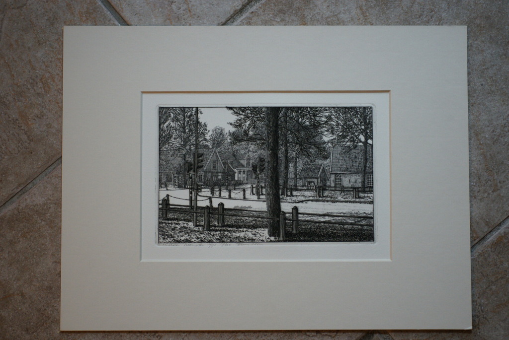 Frans Room - "West Graftdijk" - ets - oplage: 75 ex.  kopen? Bied vanaf 25!
