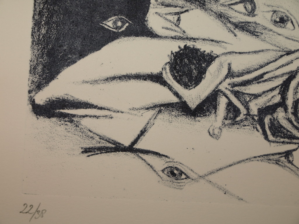 Ellen Oosterhof – Ets – Kunstacademie MINERVA  Groningen – 1994 kopen? Bied vanaf 5!