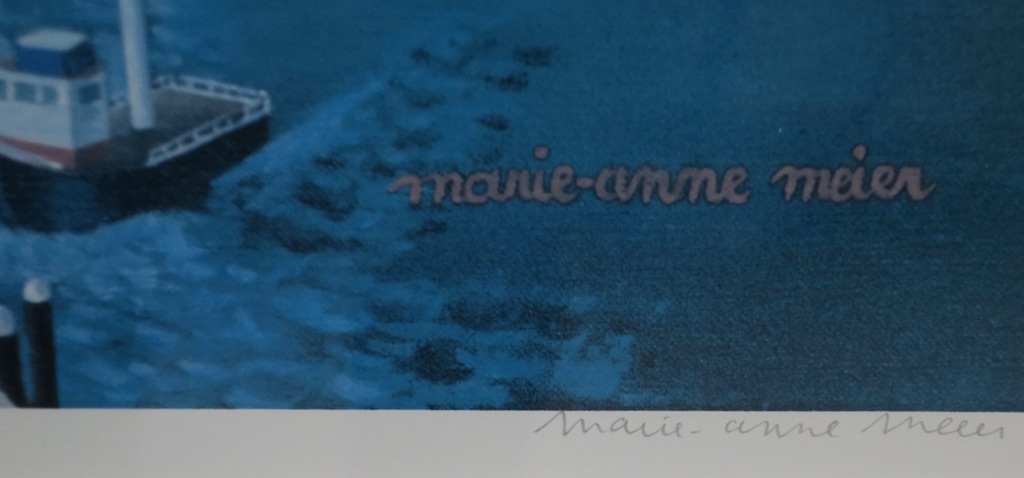 Maria-Anne Meier: Offsetdruk, IJsselmonde Rotterdam Zuid - Ingelijst kopen? Bied vanaf 1!