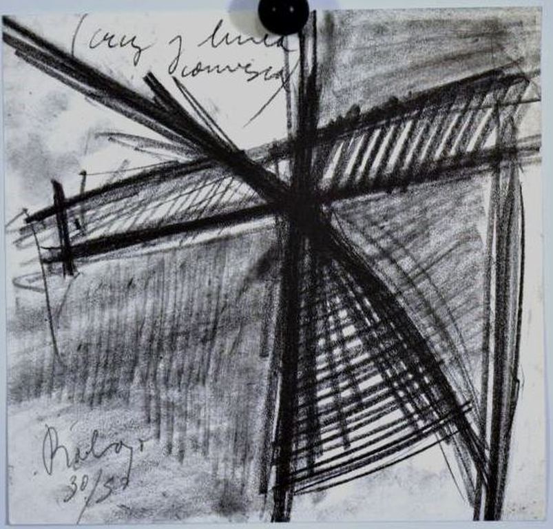 Onbekend gesigneerd: een Litho en een Krijttekening kopen? Bied vanaf 1!