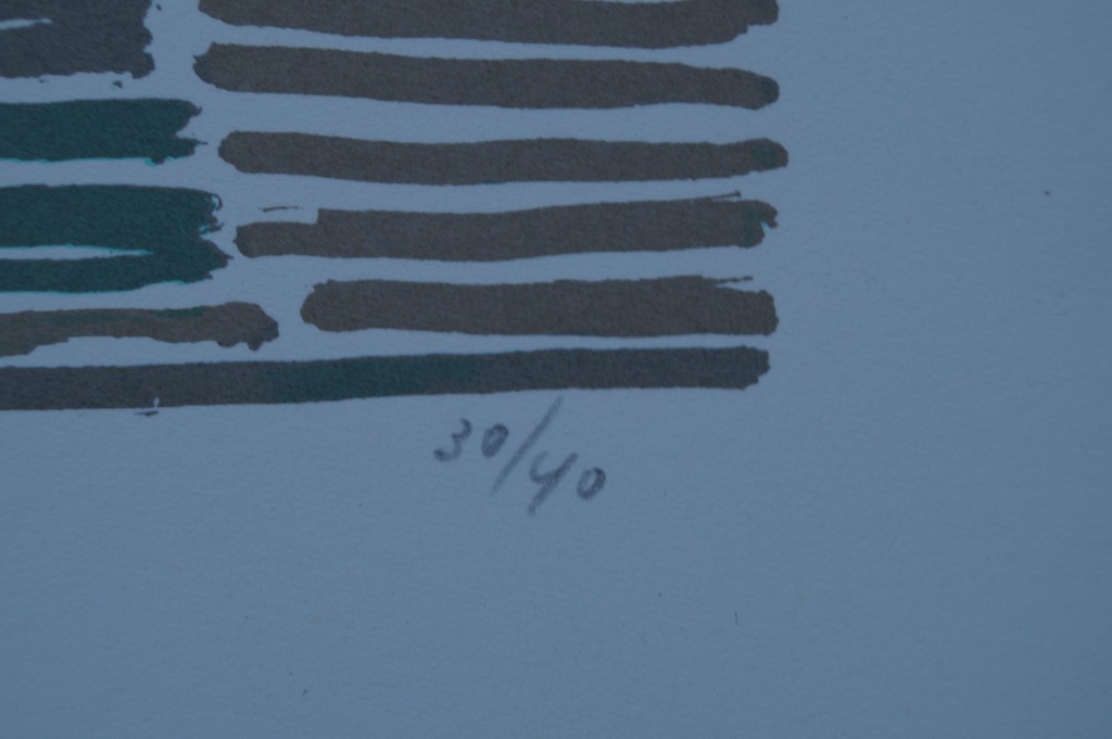 Pieter Holstein - gesigneerde zeefdruk - 40 ex. kopen? Bied vanaf 60!