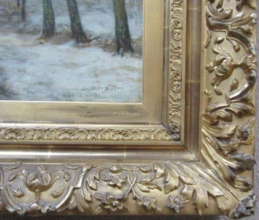 ===Louis van Soest 1867-1948 == in de winter ==olieverf op paneel kopen? Bied vanaf 750!