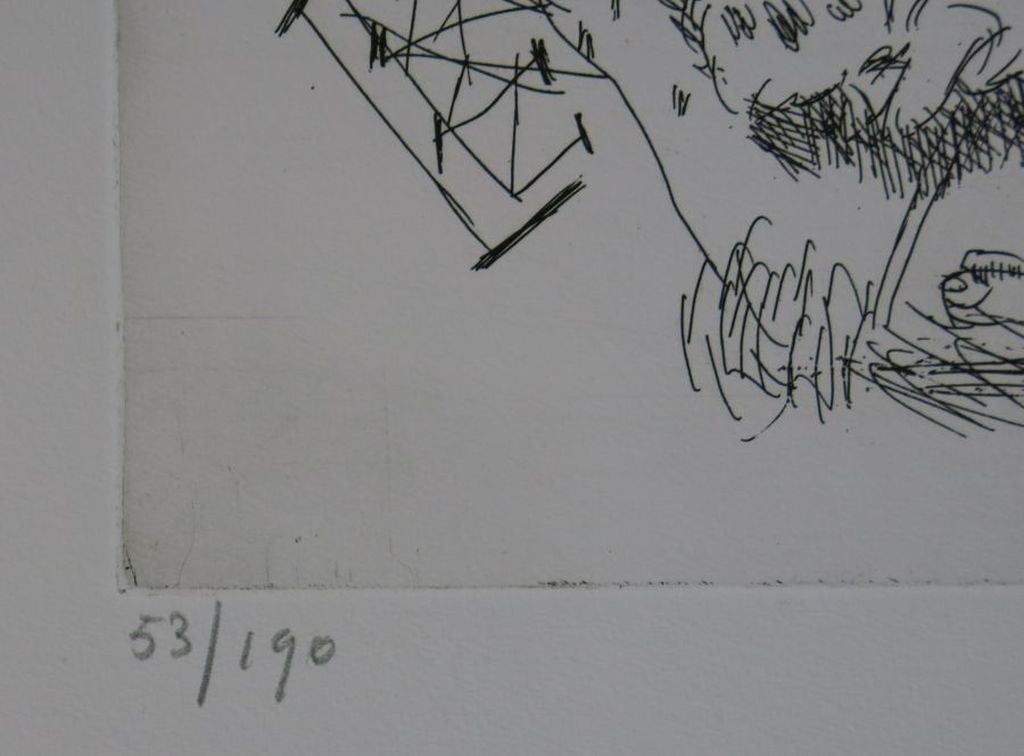 Lucebert: Ets en aquatint, De lof der vetzucht kopen? Bied vanaf 180!