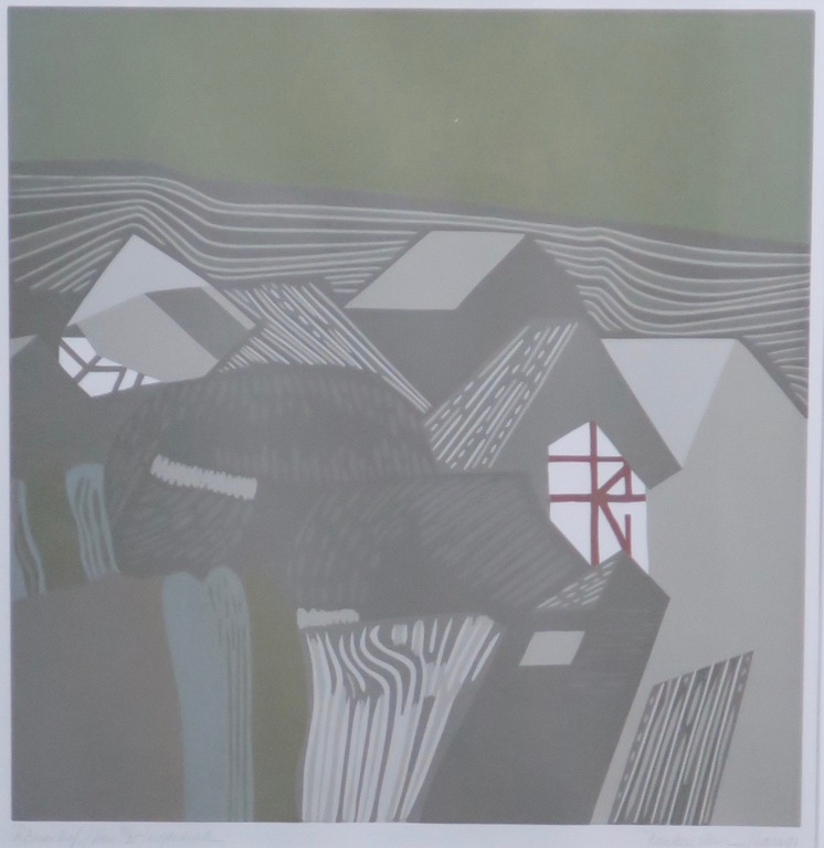 Harr Scheffer: Zeefdruk, Ronkenstein -Ingelijst kopen? Bied vanaf 35!