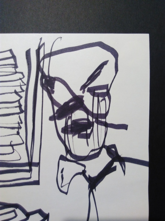 Herman Brood tekening - ingelijst kopen? Bied vanaf 120!