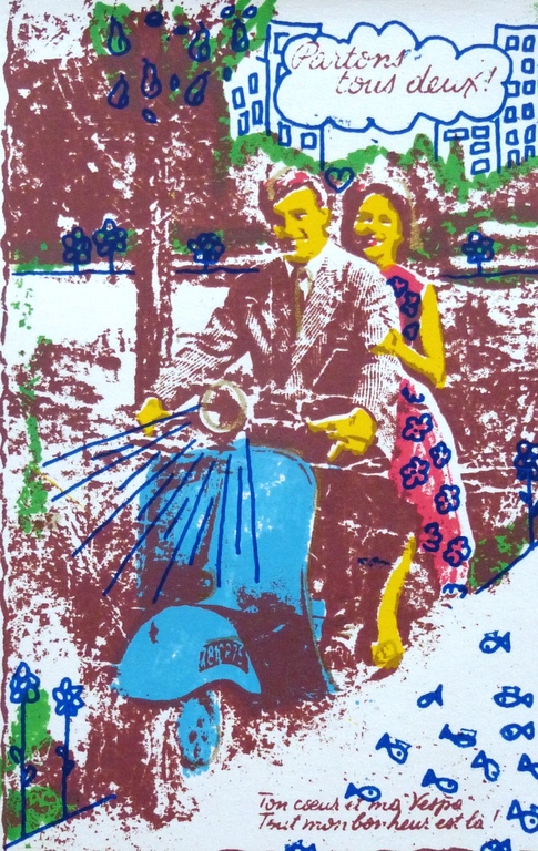 Marieke Vennik, zeefdruk, 1994 kopen? Bied vanaf 1!