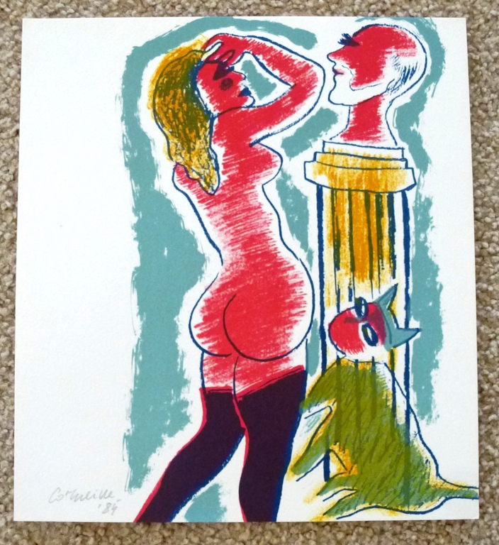 Corneille, litho: Maria Casanovo, 1984, handgesigneerd kopen? Bied vanaf 225!