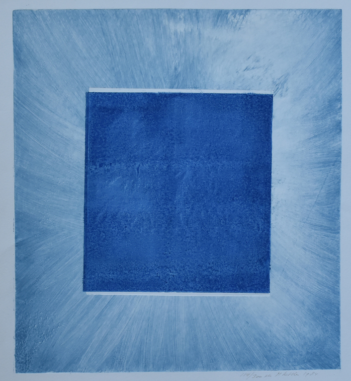 Mieke Kettler, ets # STRALEND VIERKANT # 1984, mint- kopen? Bied vanaf 1!