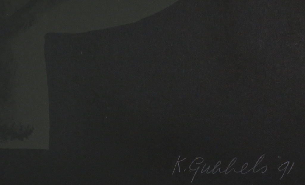 Klaas Gubbels: Zeefdruk, Kan - Ingelijst kopen? Bied vanaf 200!