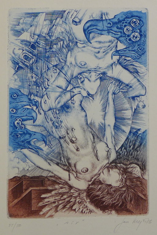 Oldrich Kulhánek en Jan Krejci, map met 8 etsen uit 1976 kopen? Bied vanaf 350!