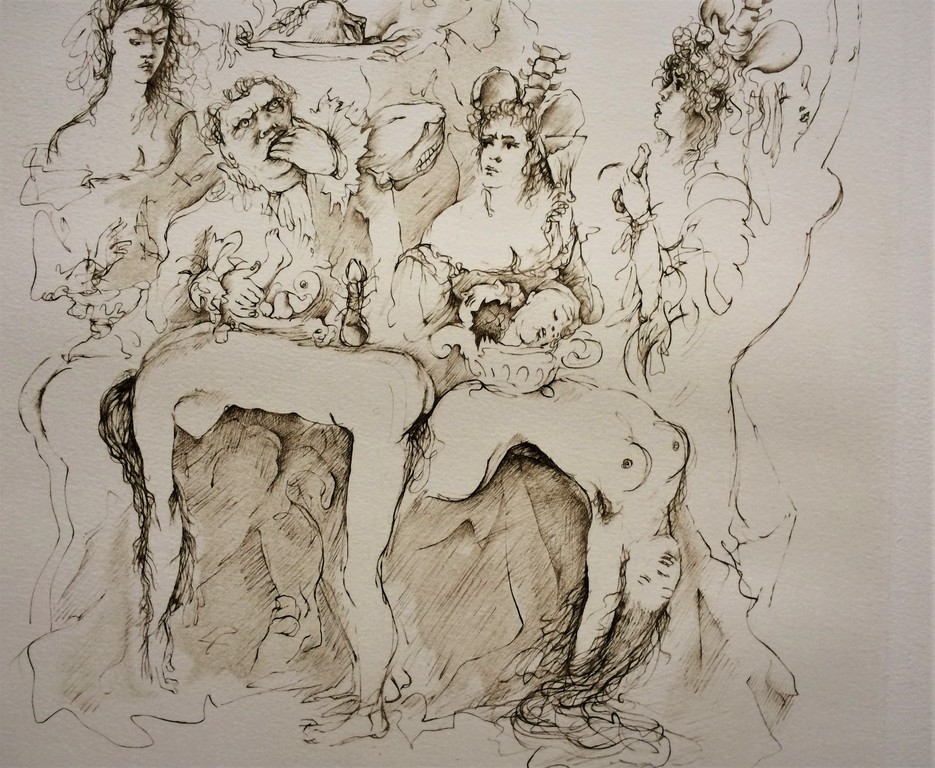 Erotische scène/Scène érotique - Leonor Fini (1907-1996) kopen? Bied vanaf 44!