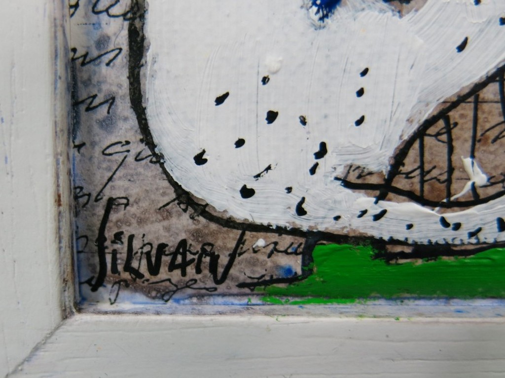 Christian Silvain: Gemengde techniek op doek, 7 - Ingelijst kopen? Bied vanaf 100!