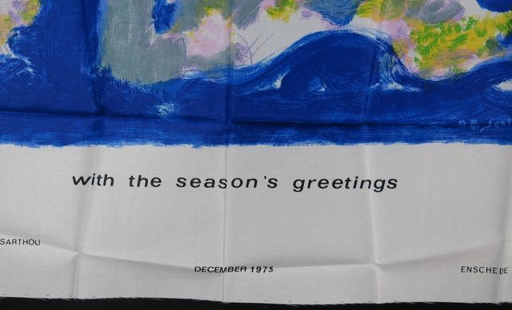 Maurice Elie Sarthou: Zeefdruk op viscose, Mer Egee kopen? Bied vanaf 1!