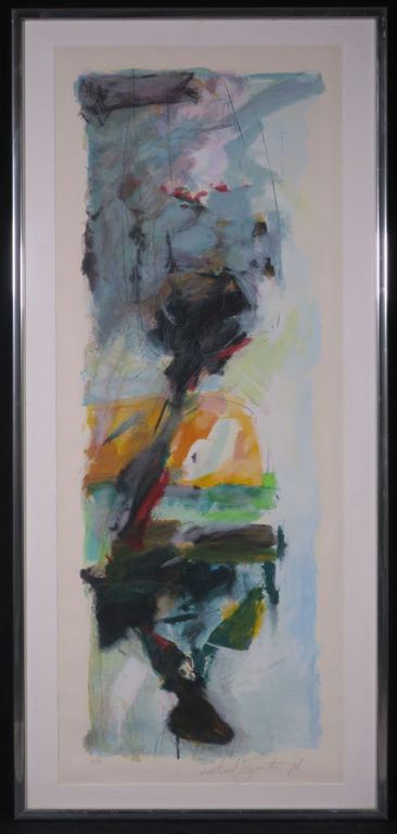 Richard Smeets: Zeefdruk, Zonder titel I - Ingelijst (Groot) verkocht voor € 60!