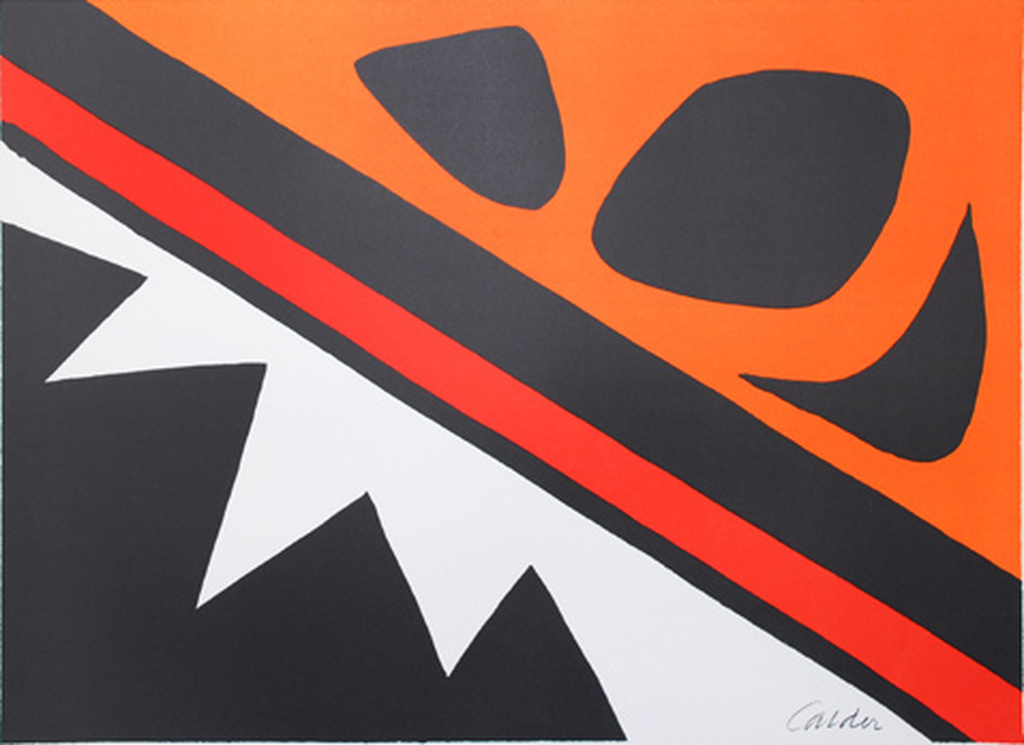 Alexander Calder - Le Grenouille et Cie - in de steen gesign kopen? Bied vanaf 40!