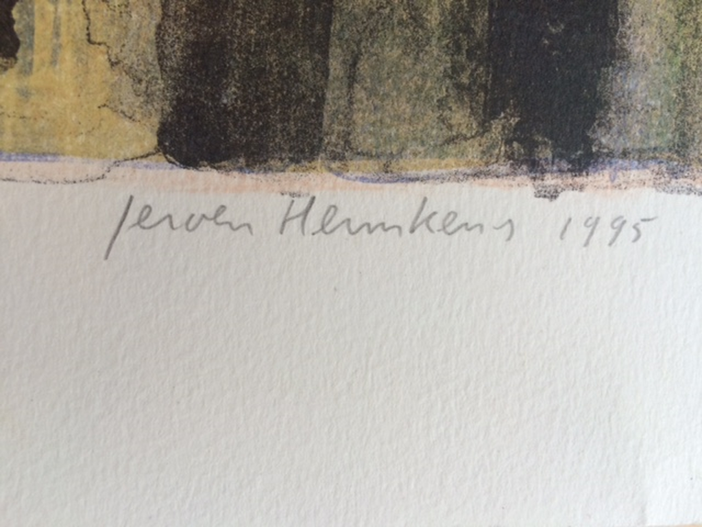 Jeroen Hermkens: Kleurenlitho, Istanbul Hagia Sophia kopen? Bied vanaf 400!