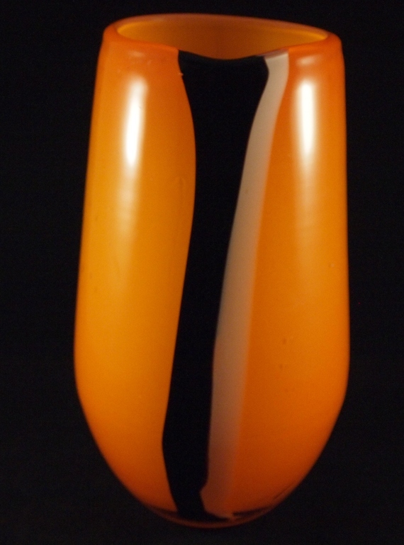 Murano glas - oranje vaas kopen? Bied vanaf 1!