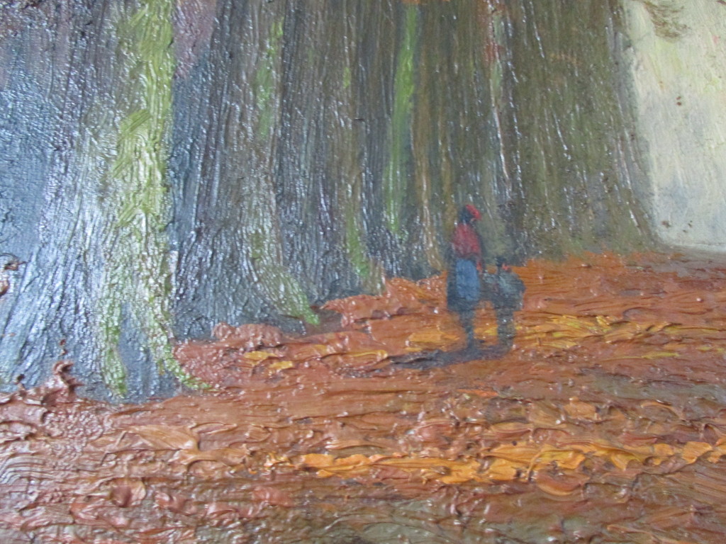 Jacques Bergmans: Olieverf op doek, Herfstbos kopen? Bied vanaf 175!