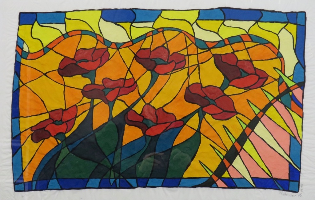 Piet Quekel: Gouache op rijstpapier, Crystal clear - Ingelijst kopen? Bied vanaf 1!