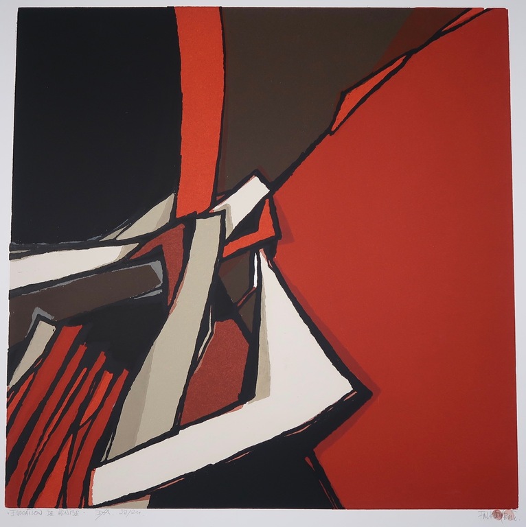 Fon Klement: Boardsnede, Evocation de Venise (Groot!) verkocht voor € 150!