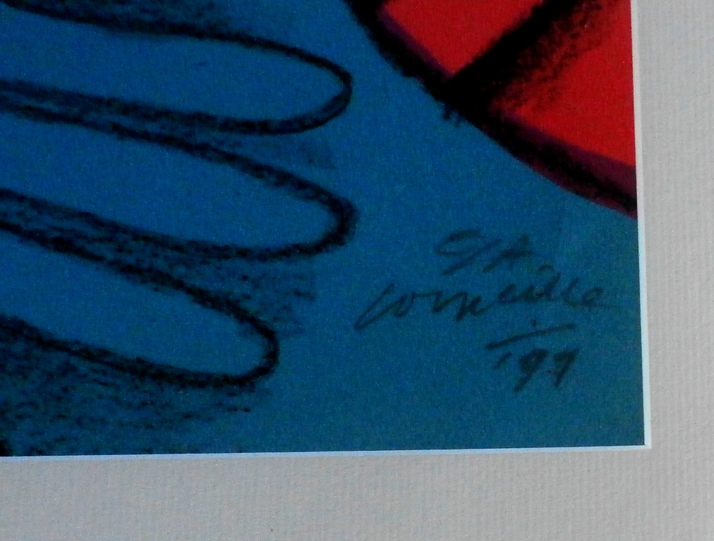 Corneille - ingelijste zeefdruk - 1997 kopen? Bied vanaf 275!