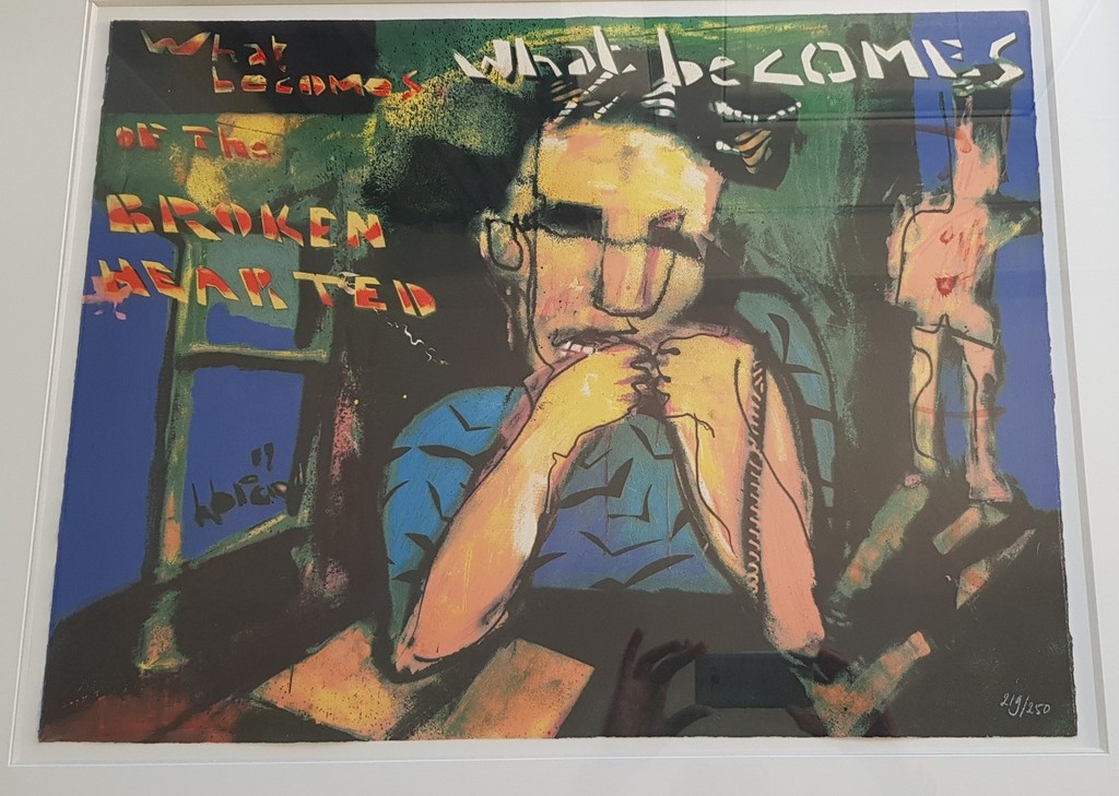 Herman Brood: zeefdruk, What becomes of the broken hearted kopen? Bied vanaf 300!