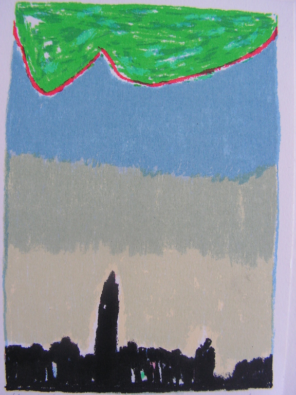 Harrie Gerritz - gesigneerde zeefdruk - 1991 verkocht voor € 60!