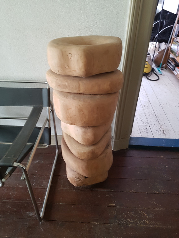 Kunstwerken van hout verkocht voor € 80!