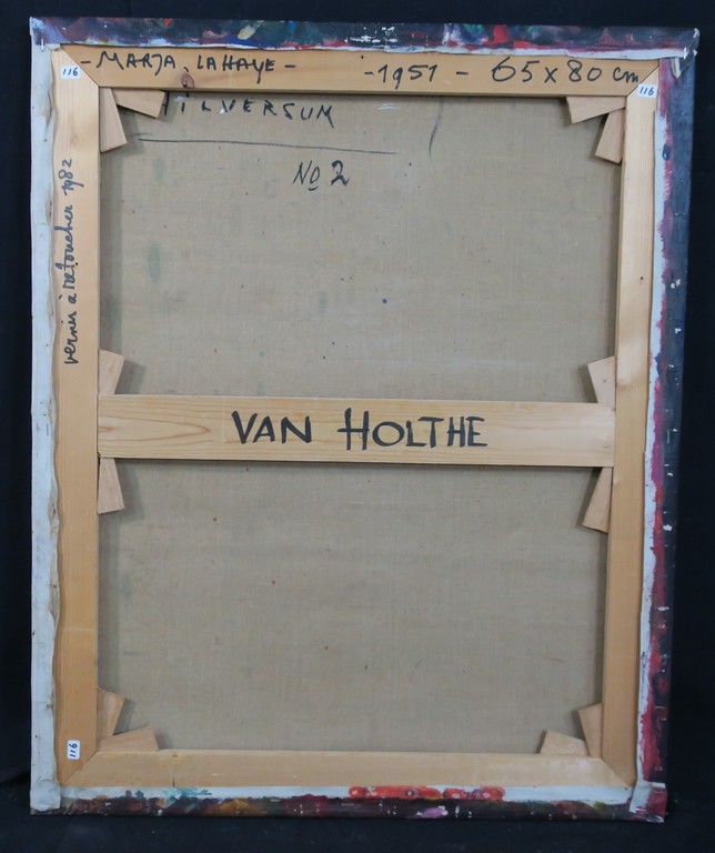 Jan van Holthe: Olieverf op doek, Marja, La Haye - Ingelijst kopen? Bied vanaf 1!