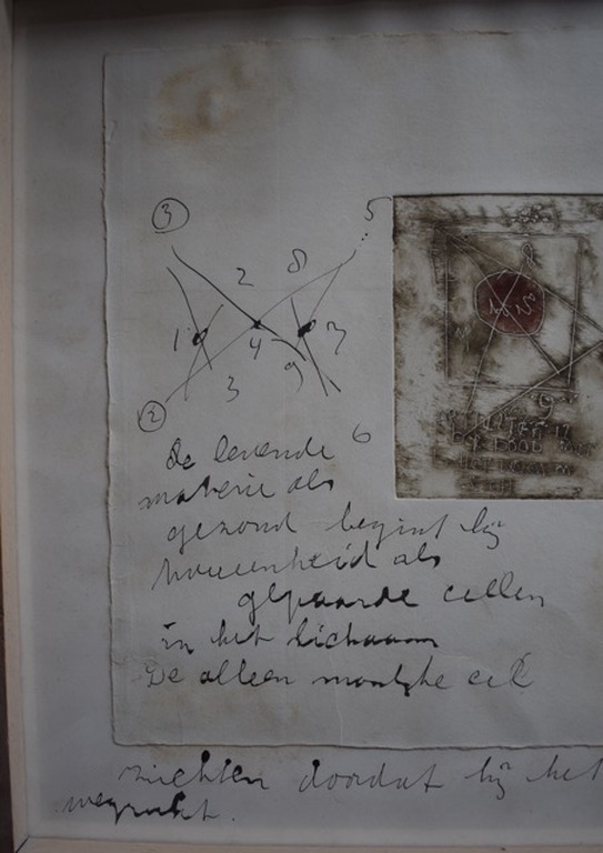 Anton Heyboer - Ets -'viereenheid is de ziel" kopen? Bied vanaf 650!