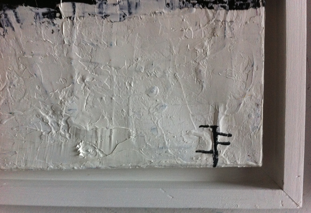 " Black White Black " - John Foppen - 2 stuks - Pendant-ingelijst-Gesigneerd.  kopen? Bied vanaf 129!