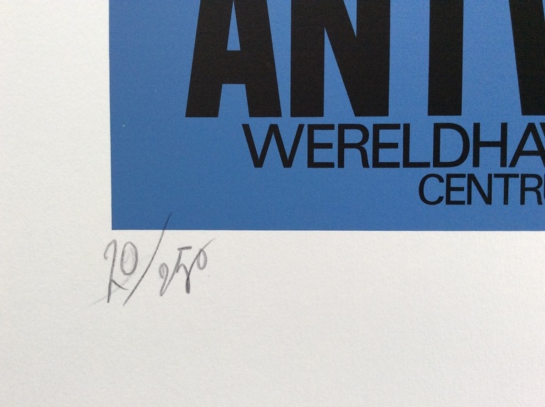 Lucien De Roeck: Zeefdruk,Antwerpen wereldhaven en kunststad kopen? Bied vanaf 50!