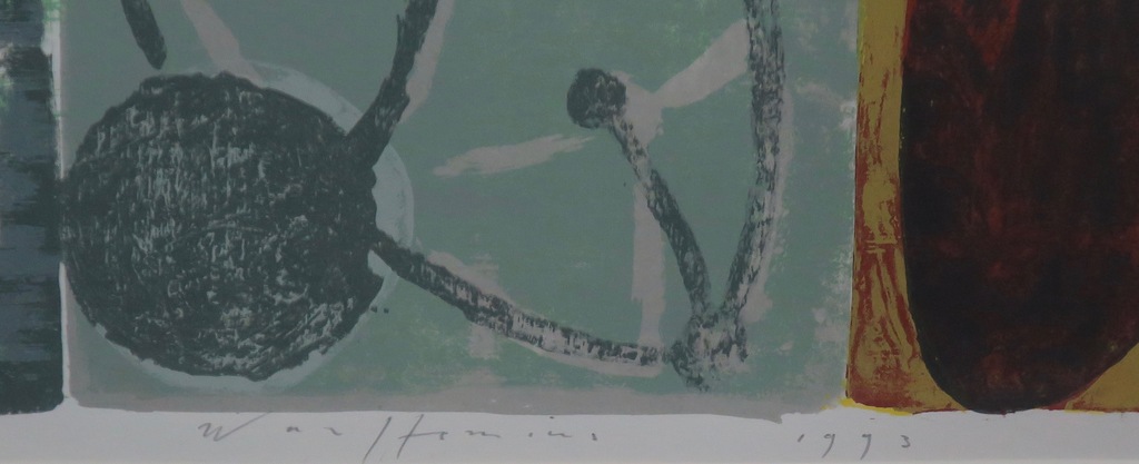 Piet Warffemius: Zeefdruk, Bitterzoet -Ingelijst kopen? Bied vanaf 60!