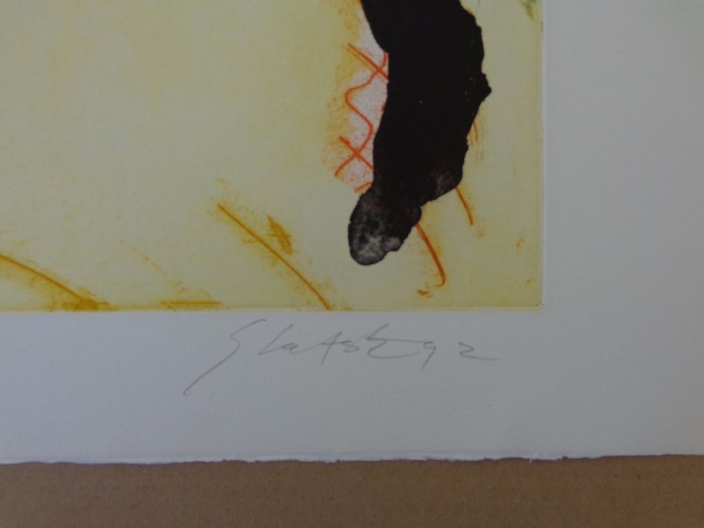 GER LATASTER / ABSTRACTIE / KLEURETS / 56x78cm / SIG / 1992 kopen? Bied vanaf 55!